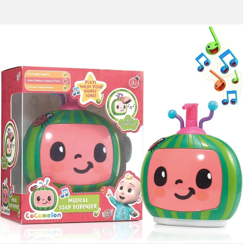 CoComelon Musical Soap Dispenser Wash Your Hands Song Lights Sounds WOW! Stuff